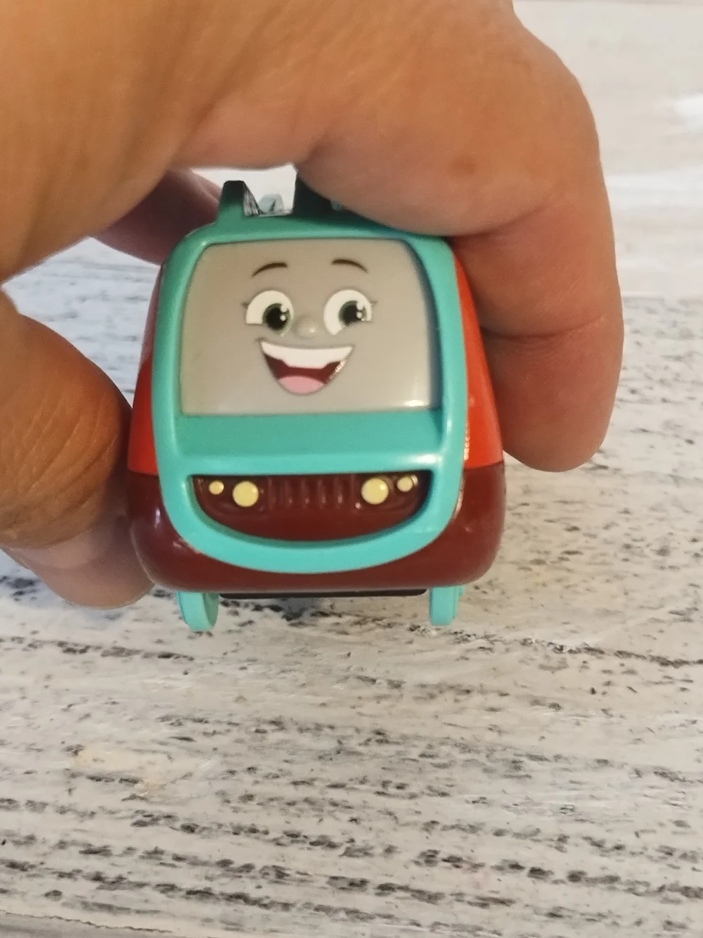 Figurine Thomas Friends Jiff Push Along Train Sodor Cup Racers metal and plastic